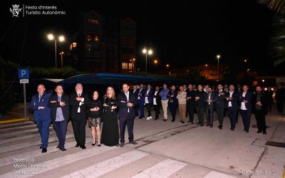 Emoción, elegancia y mucha música en la presentación de la Capitanía Mora 2023 de Dénia